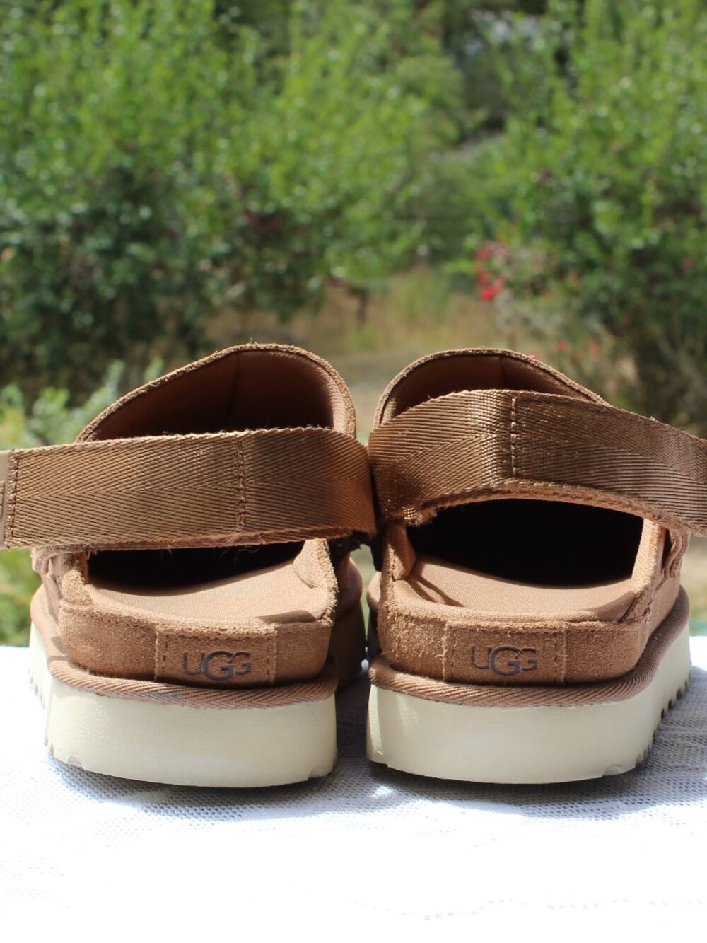 UGG Goldenstar Suede Family Matching Backstrap Clogs 9 - Picture 3 of 11